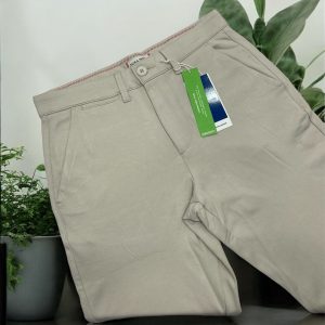 J&J Knit fabric Off White pant D-2201037