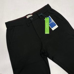 J&J Knit fabric Z-Black pant D-2201038